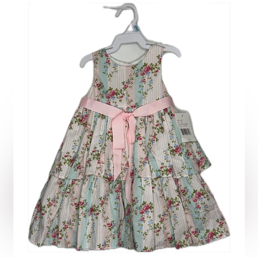 Laura Ashley Dainty Flower Ruffle Dress 18M NWT